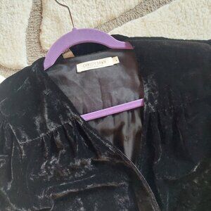 Christy Dawn Velvet wrap dress